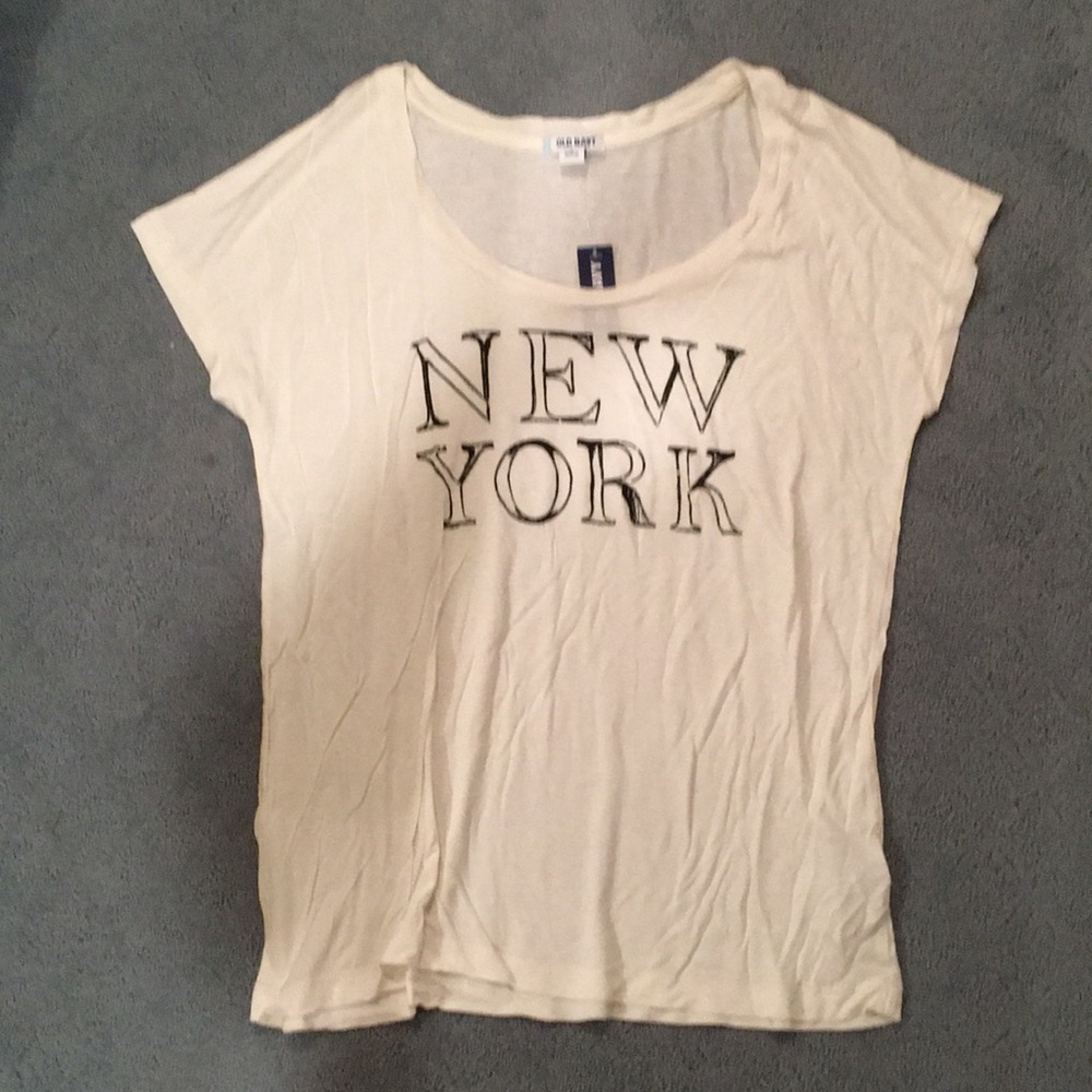 cream colored top